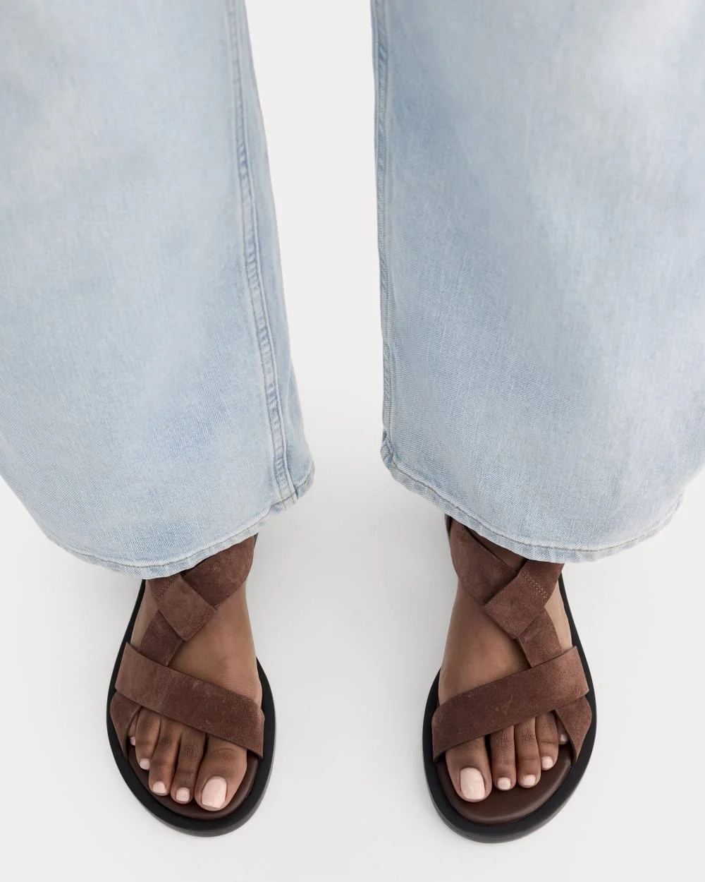 The City Strap Sandal | Burnt Umber Suede (4)