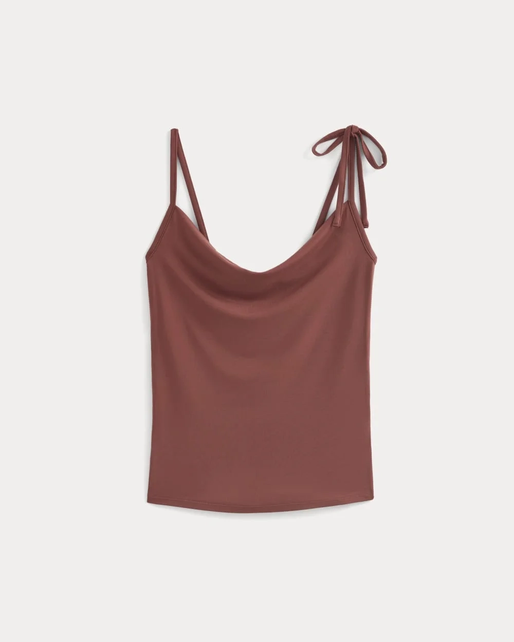 Tie-Shoulder Tank | Henna Red (4)