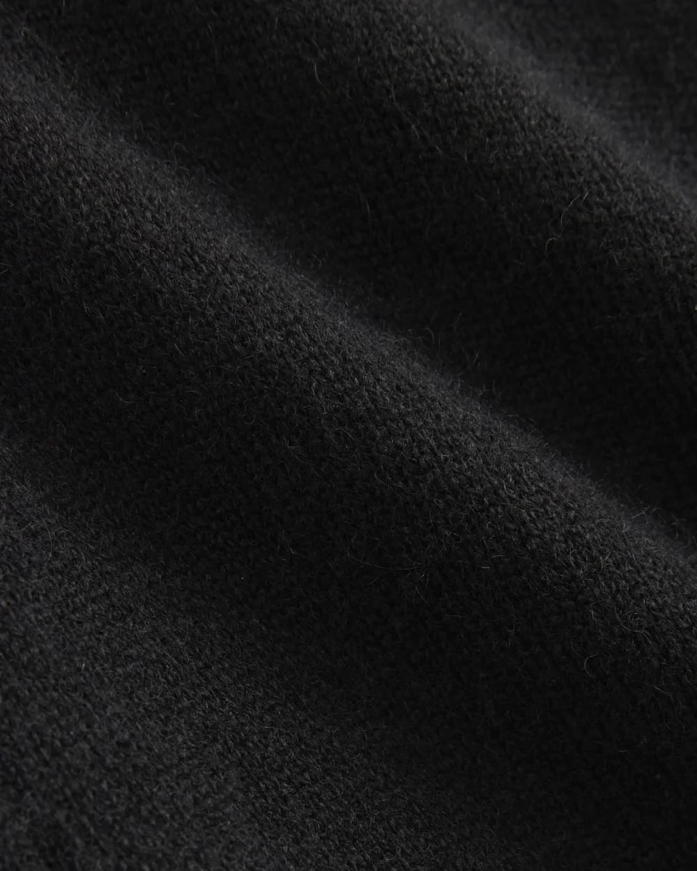 Cashmere Quarter Zip Sweater |  Black (3)