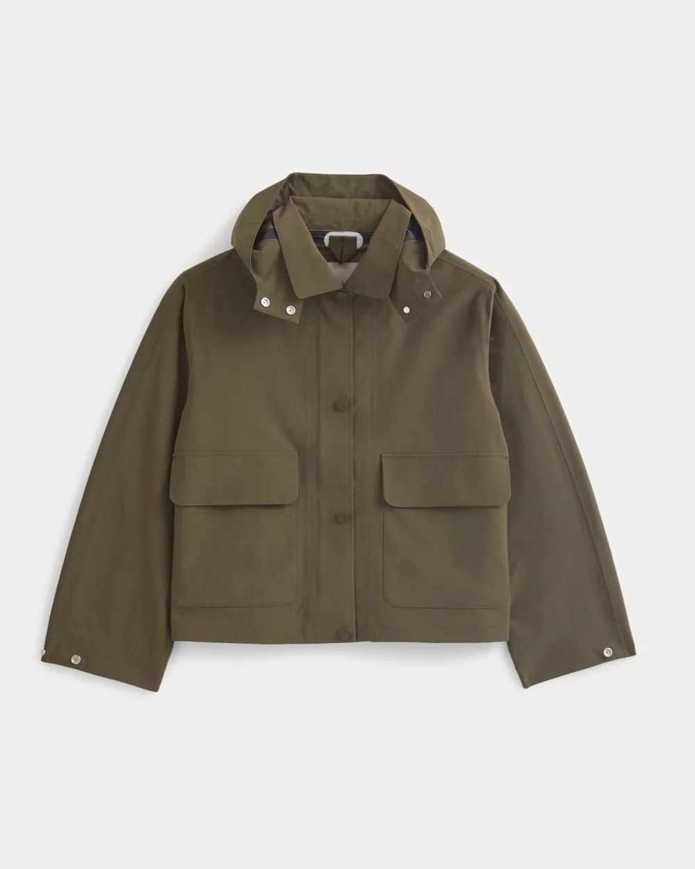Re:Cycled Nylon Barrel Jacket | Beech (4)