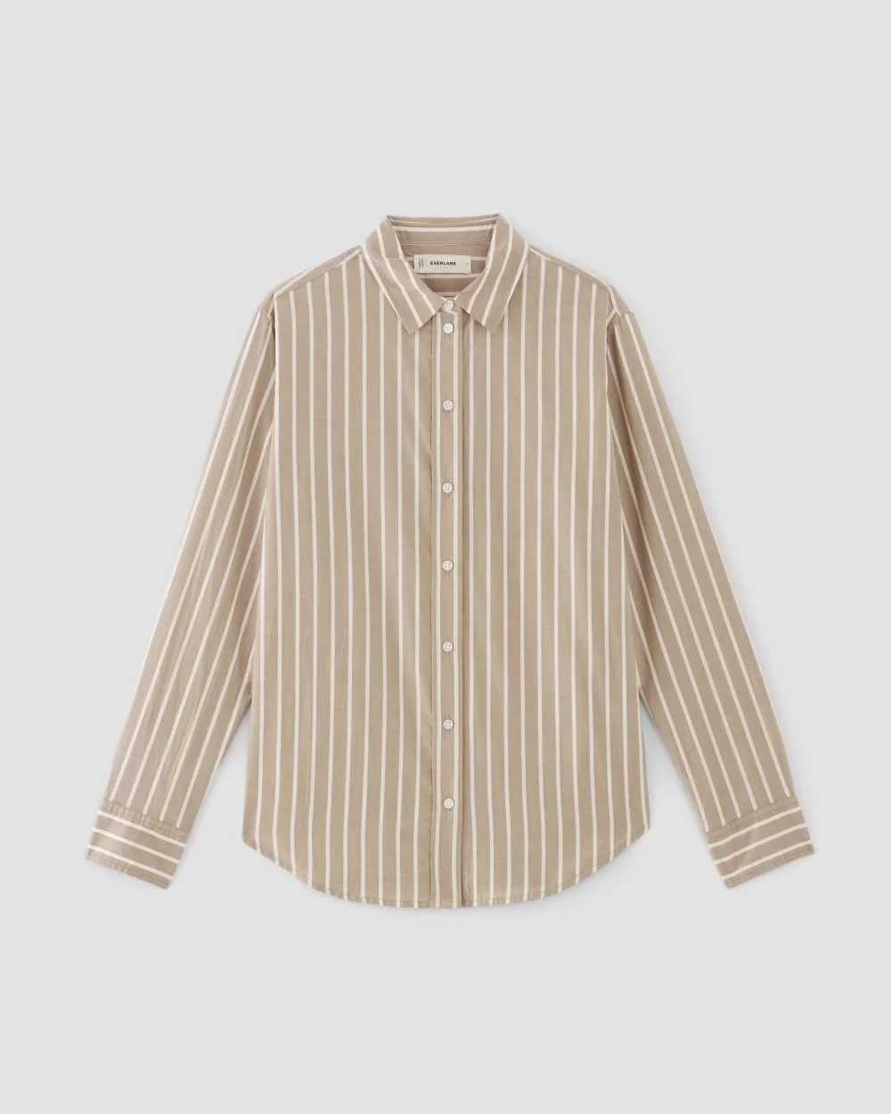 The Must-Have Shirt in Silky Cotton | Cherry Mahogany / White (4)