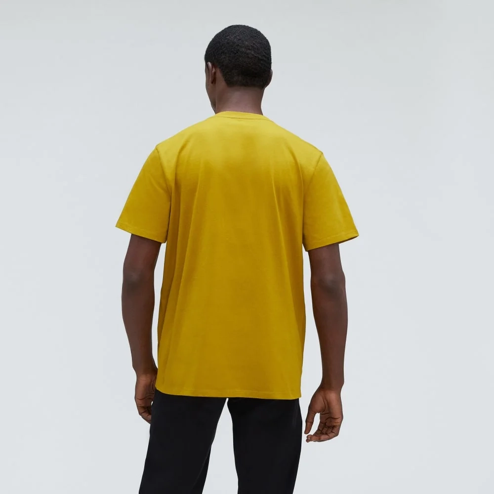 The Organic Cotton V-Neck Tee | Golden Palm (4)
