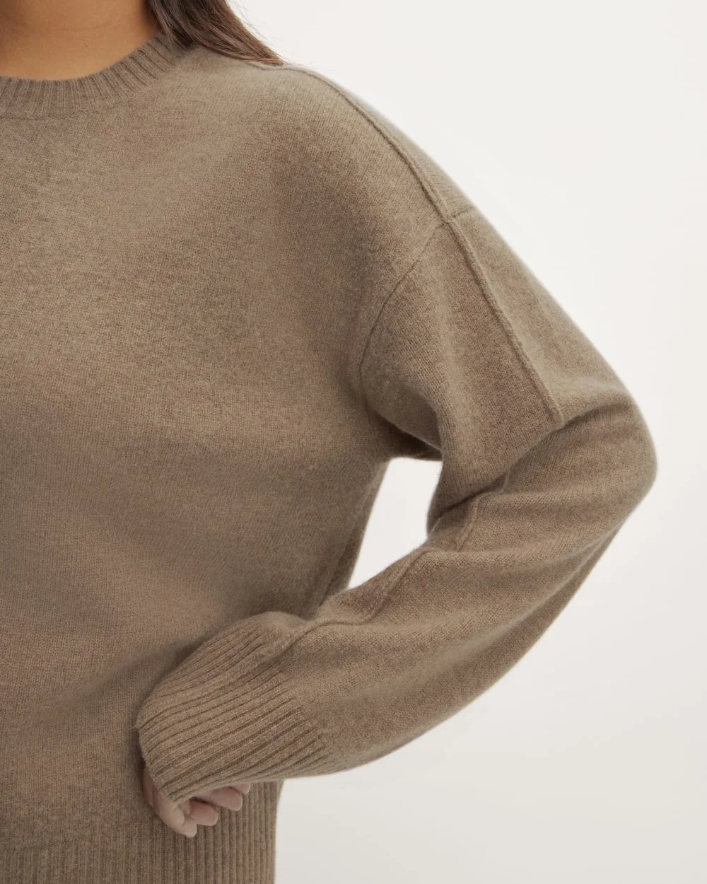 The Good Merino Wool Crewneck Sweater | Praline (3)