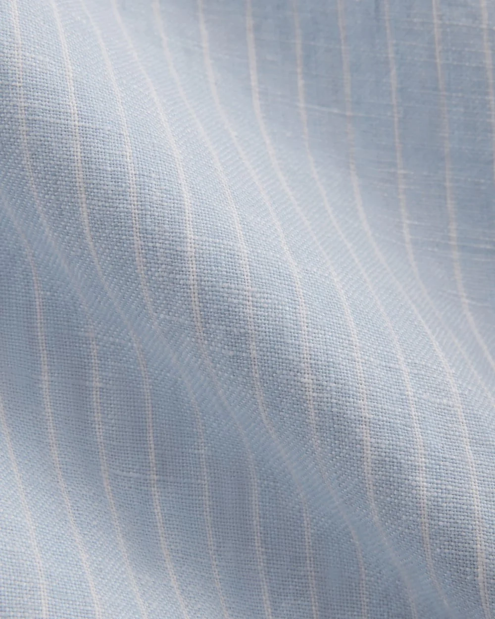 The Drawstring Pant in Linen | Sky Blue / White (5)