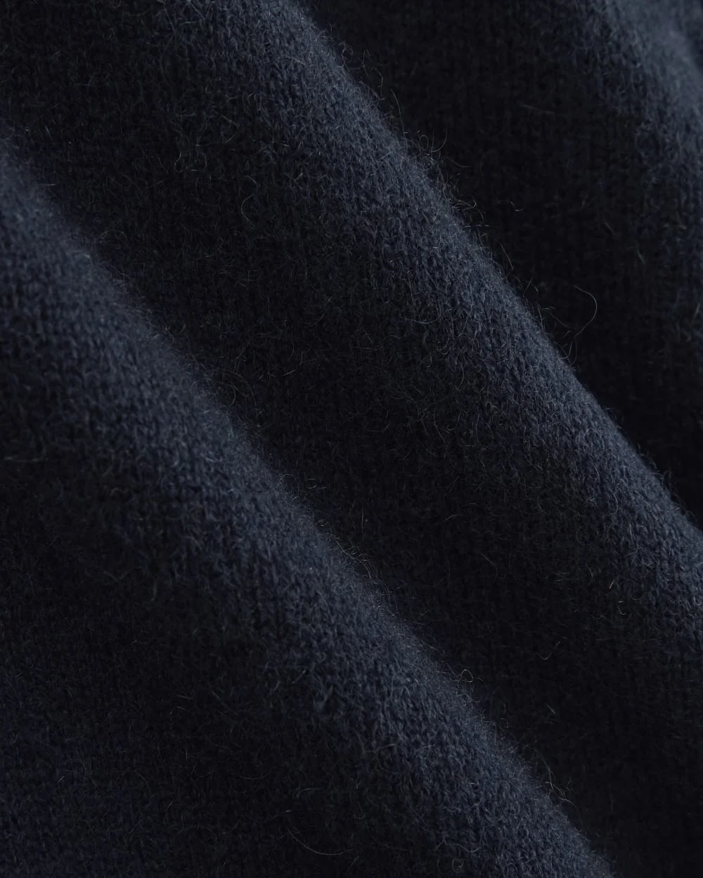 Cashmere Cropped Cardigan | Navy (5)