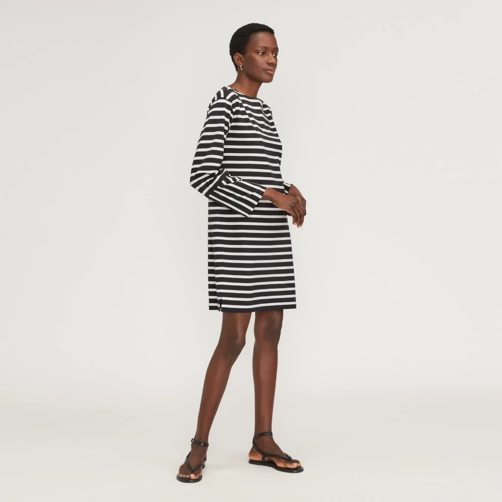 The Mariner Dress | Black / Canvas Tan (3)
