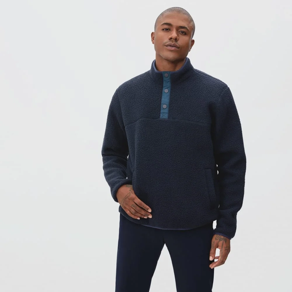 The ReNew Fleece Pullover | Navy (3)