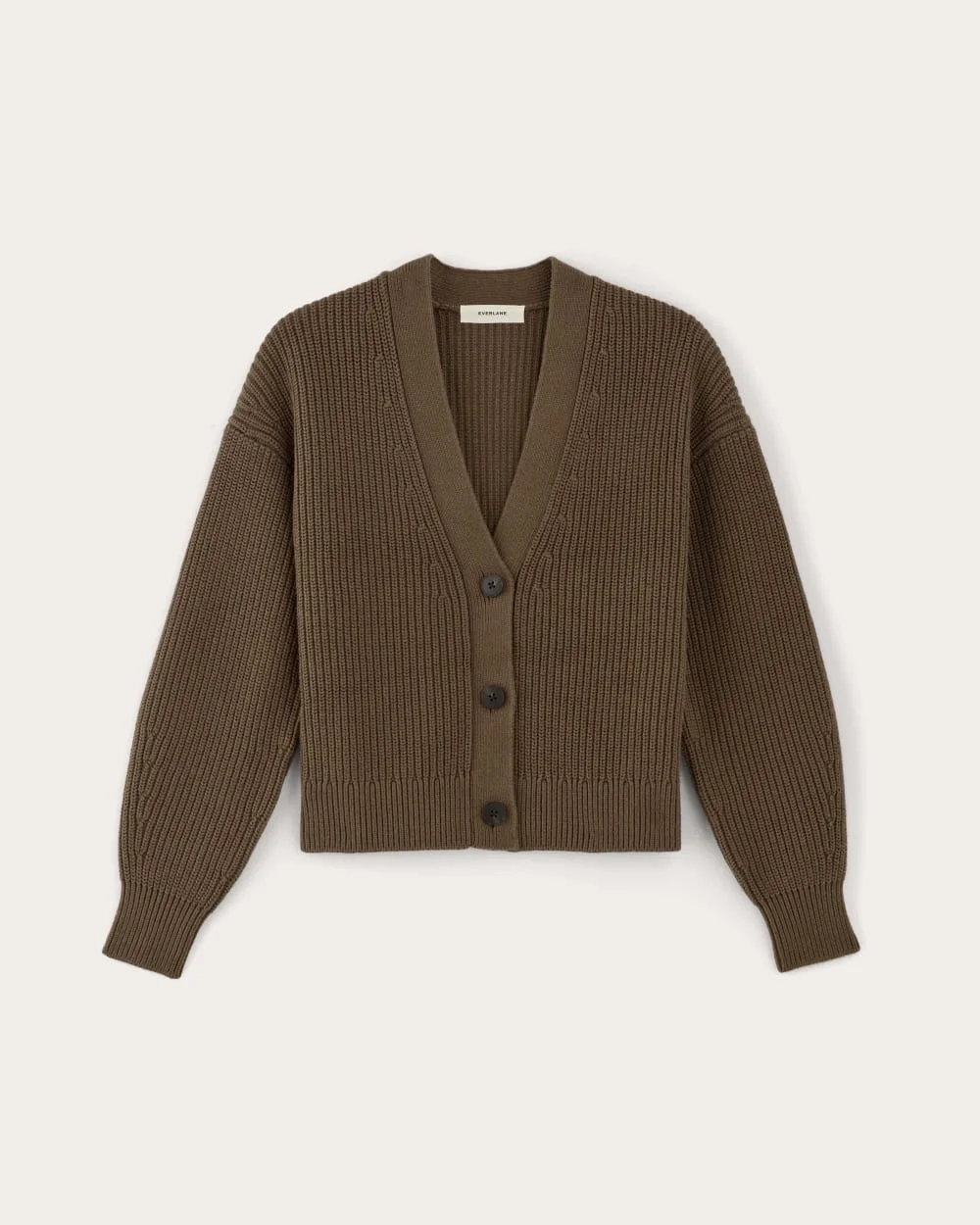 The Boxy Cardigan in Everyday Cotton | Cocoa (2)