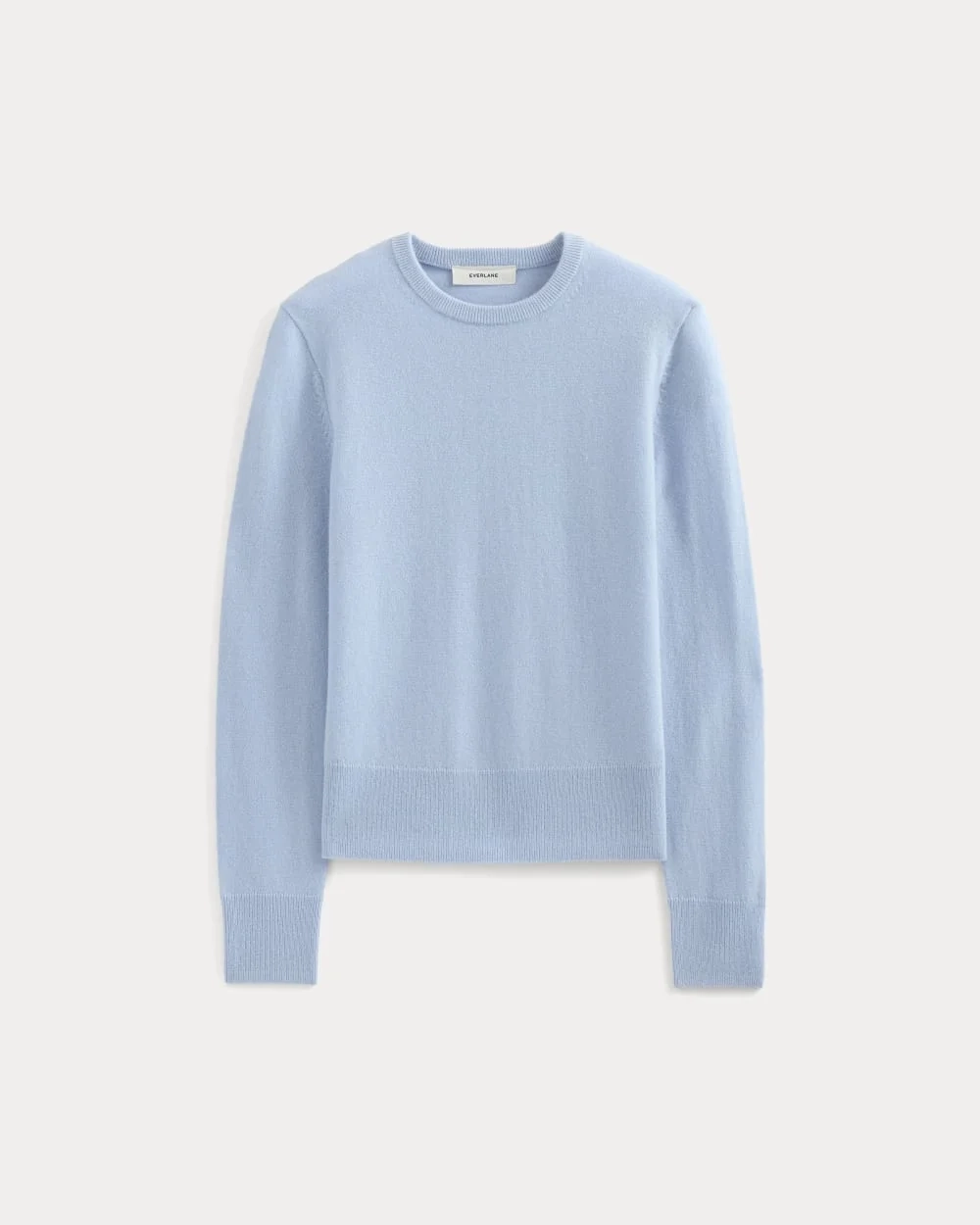 Cashmere Slim Crew Sweater | Open Air Blue (3)