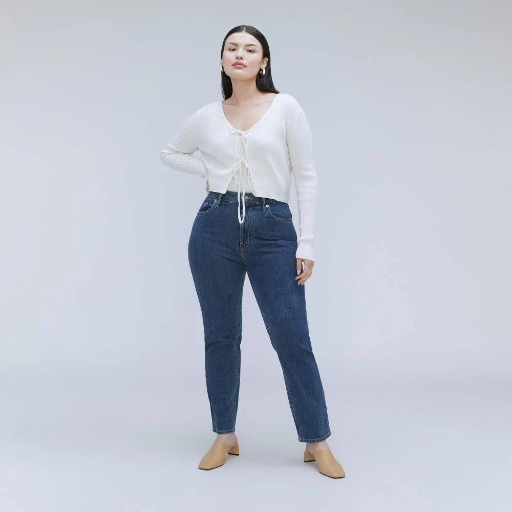 The Cotton-Merino Front-Tie Top | Snowflake (5)