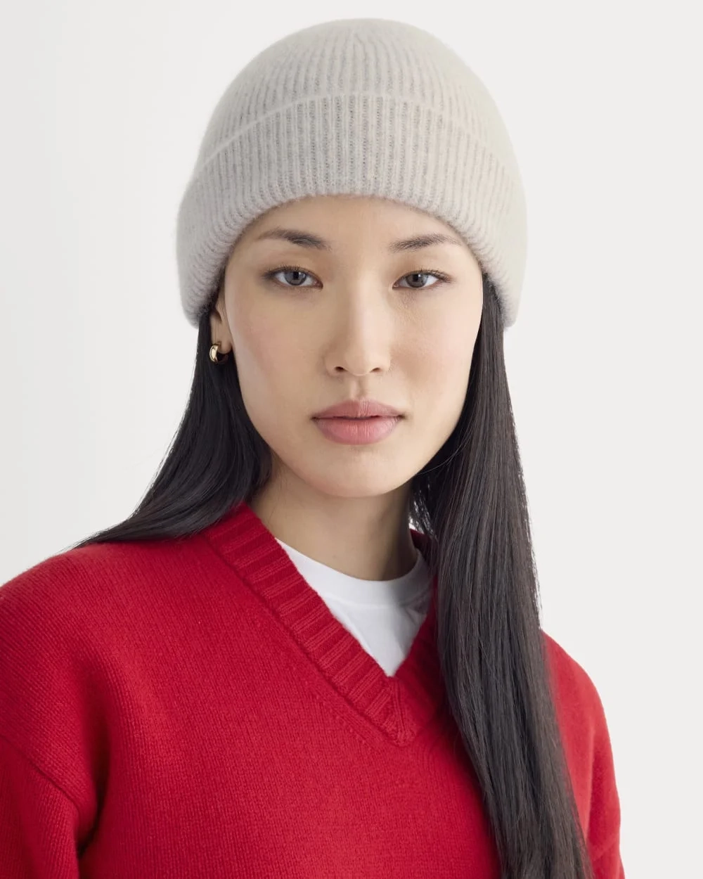 Cashmere Docker Beanie | Gravel (2)