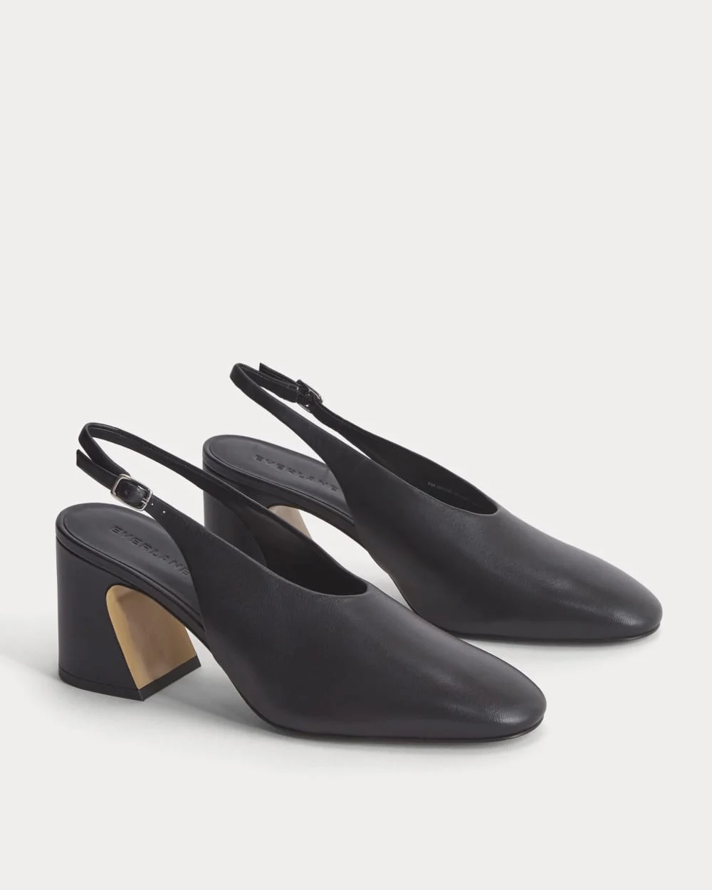 Curved Slingback Heel | Black (4)