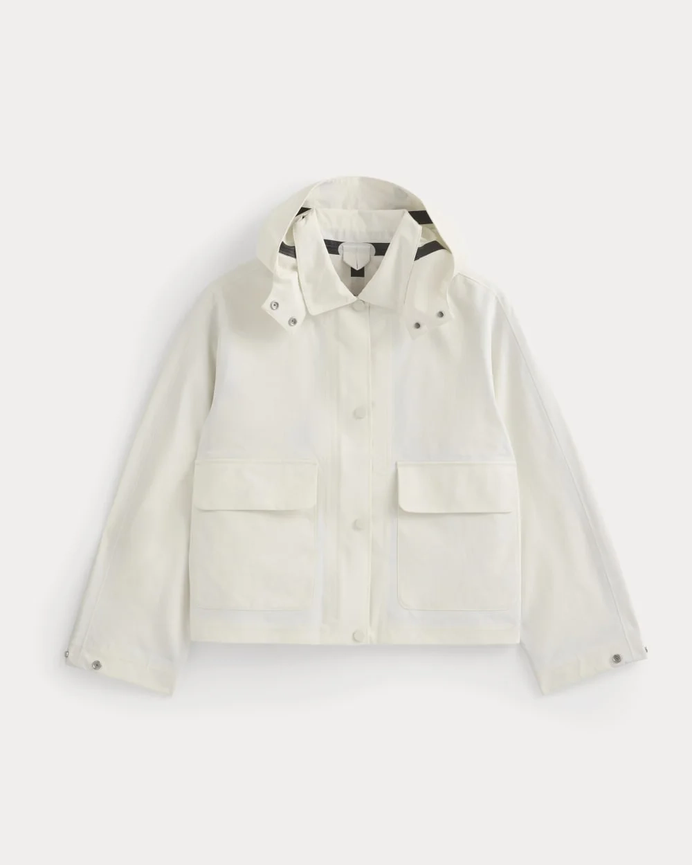 Re:Cycled Nylon Barrel Jacket | Bone (4)
