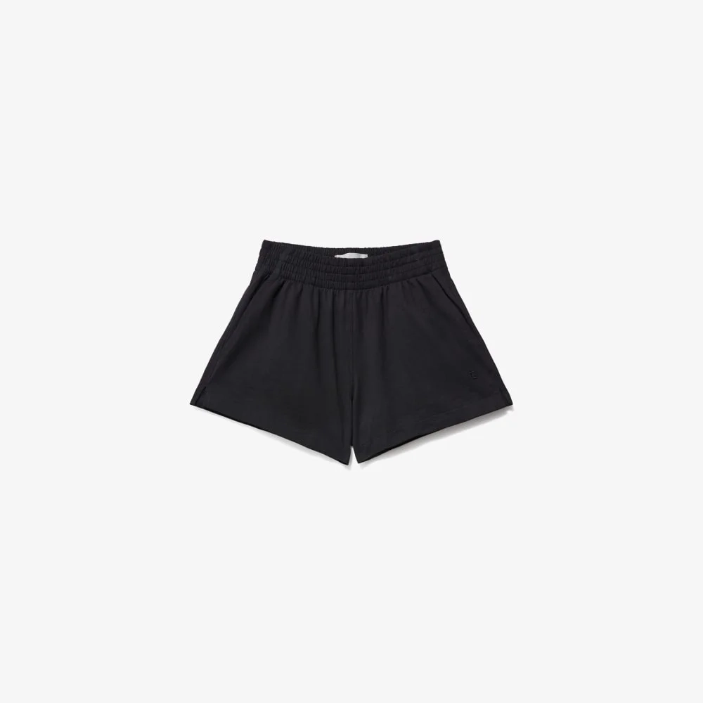 The Retro Jersey Short | Black