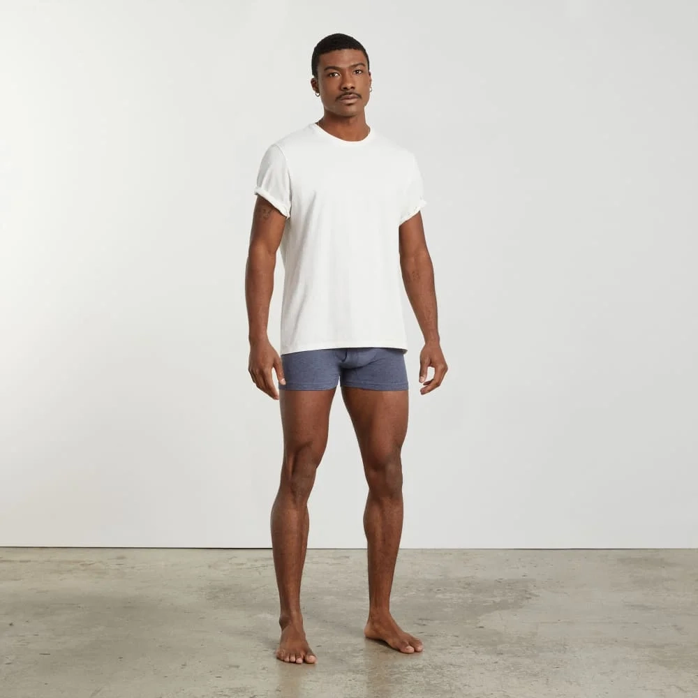 The Supima® Boxer Brief | Uniform | Heather Blue (4)
