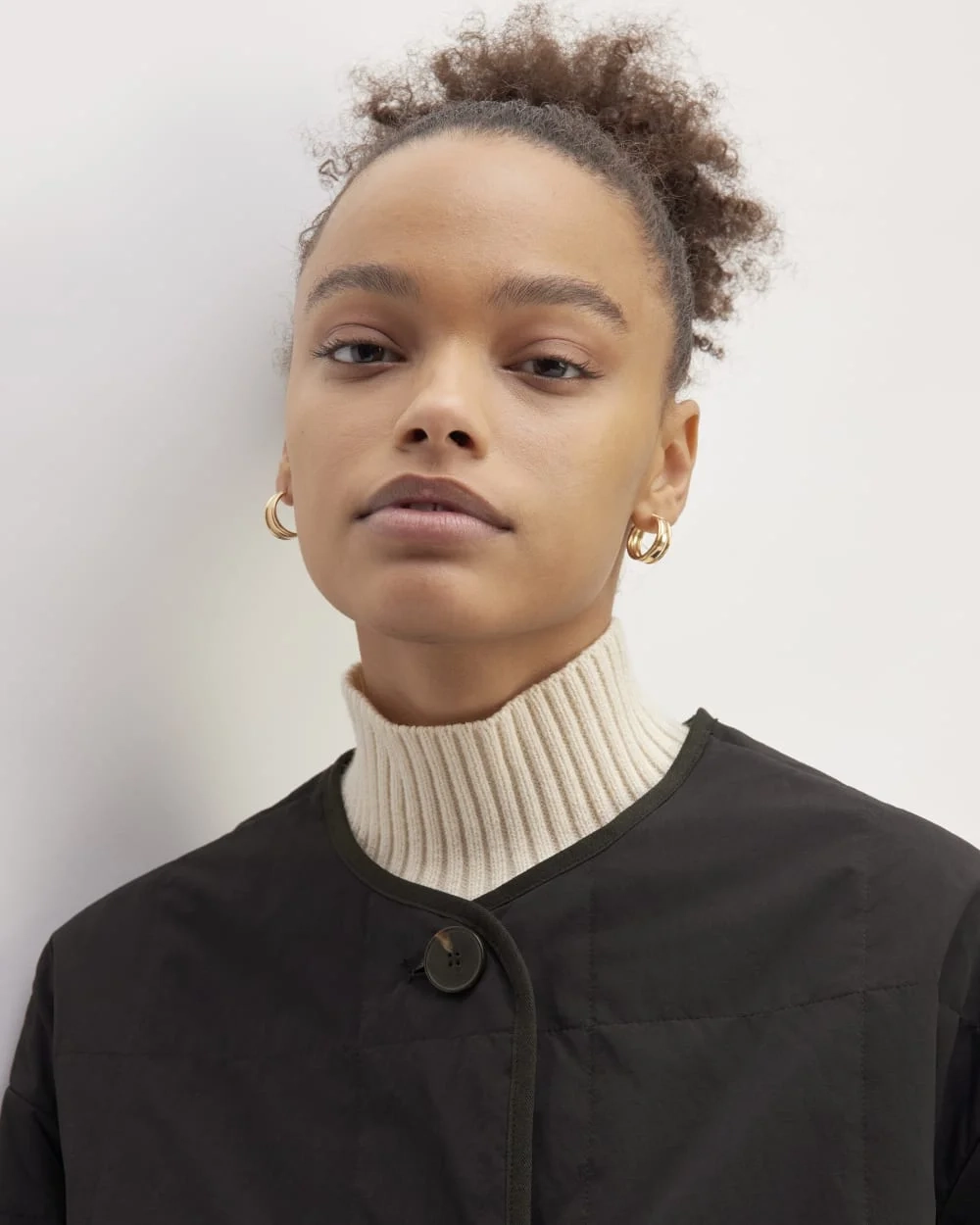 The ReNew Quilted Long Liner | Black (6)