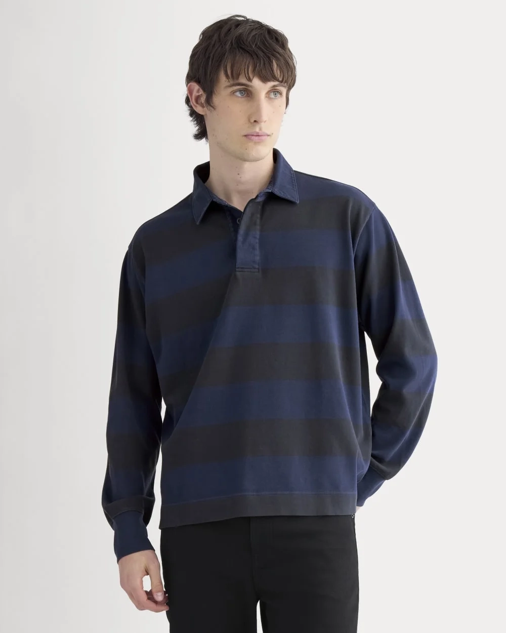 Vintage Rugby Pullover | Navy / Black (3)