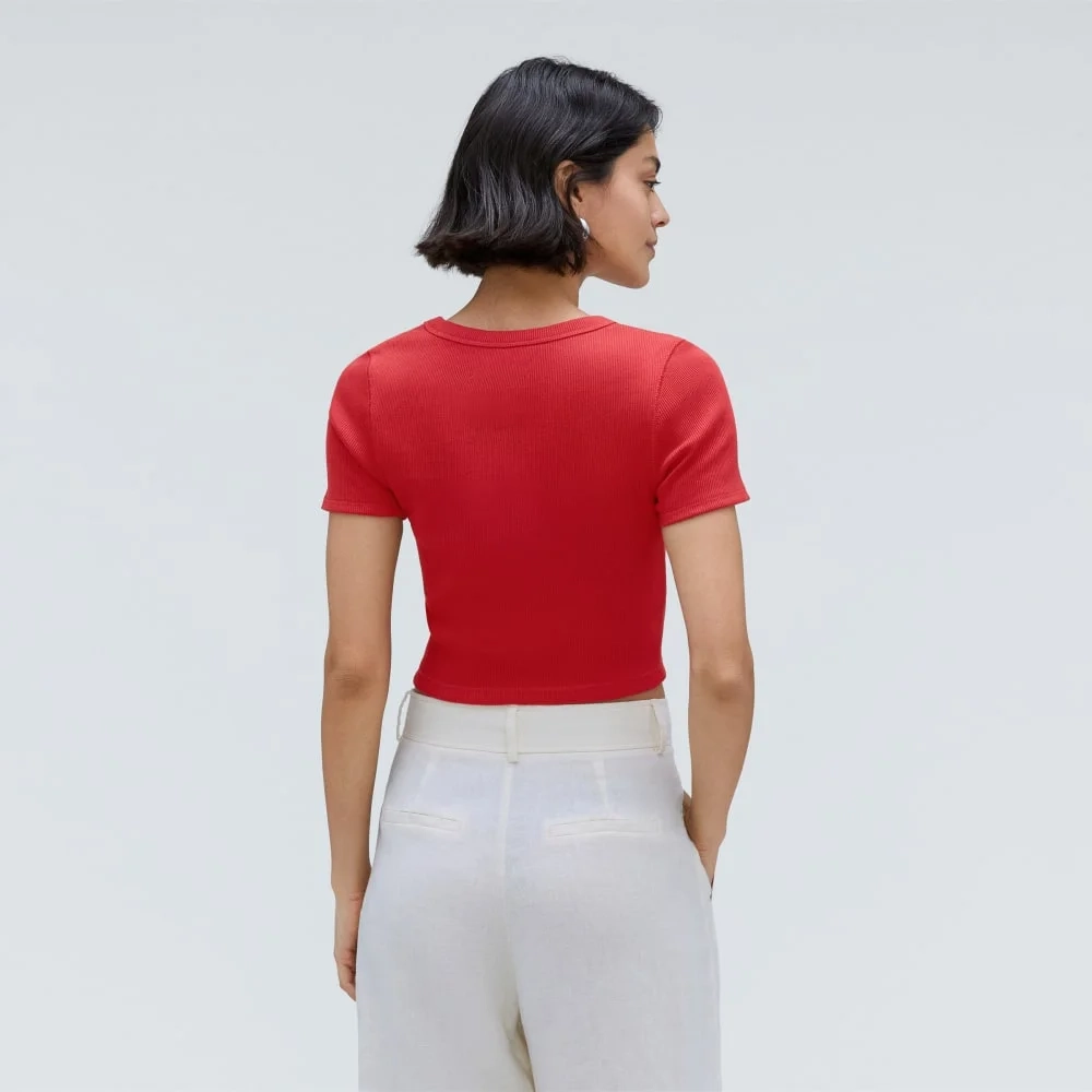 The ’90s Rib Tee | Ruby (3)
