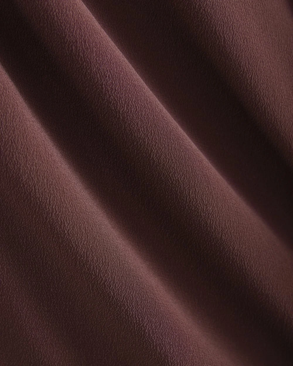 The Boxy Shirt in Washable Silk | Deep Plum (4)