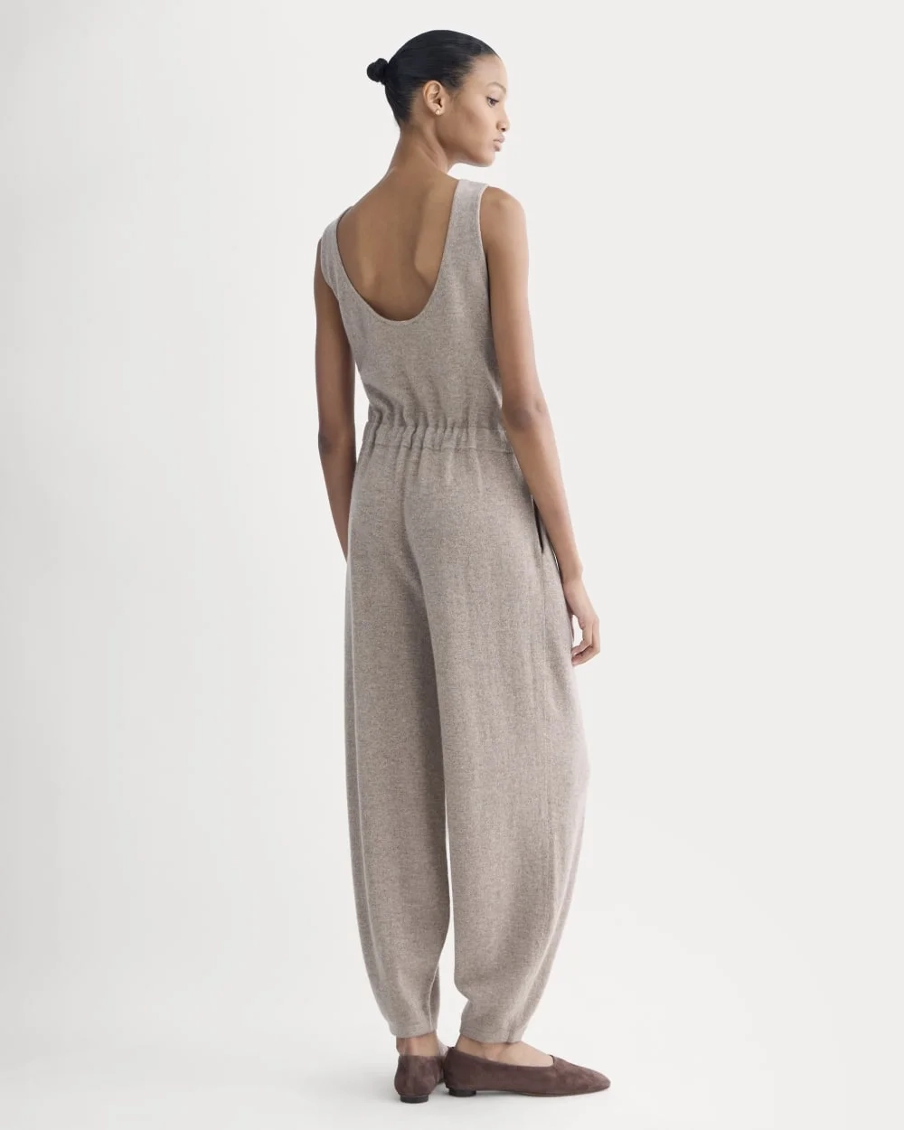 Cashmere Lounge Jumpsuit | Oatmeal (5)