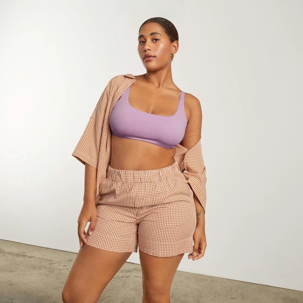 The Square-Neck Bikini Top | Lilac (4)