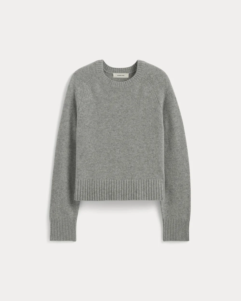 The Boxy Crew in Cashmere | Light Heather Grey (4)