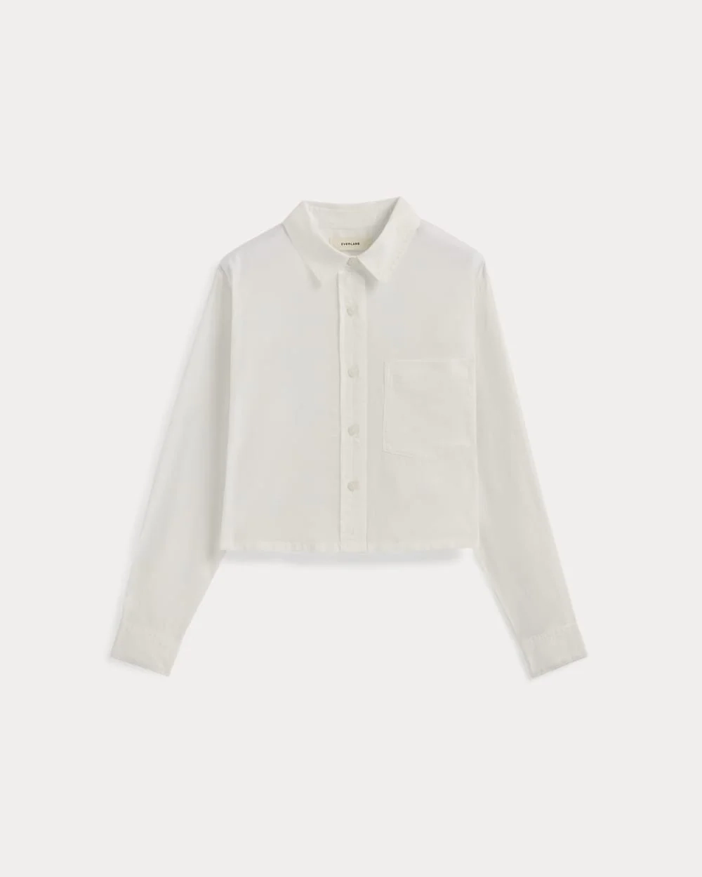The Way-Short Shirt in Silky Cotton | White (4)