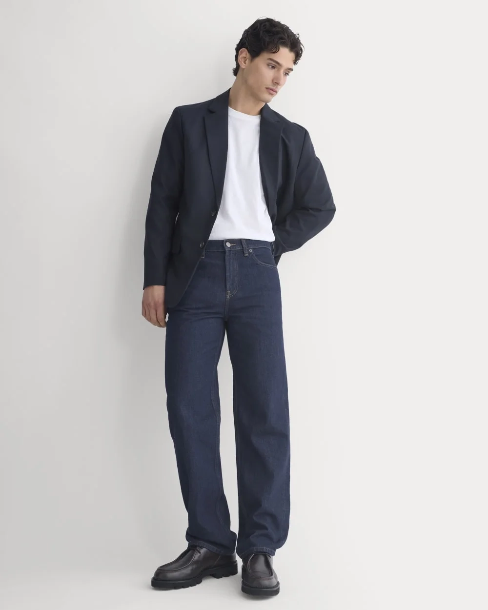 Tropical Wool Blazer | Dark Navy (5)