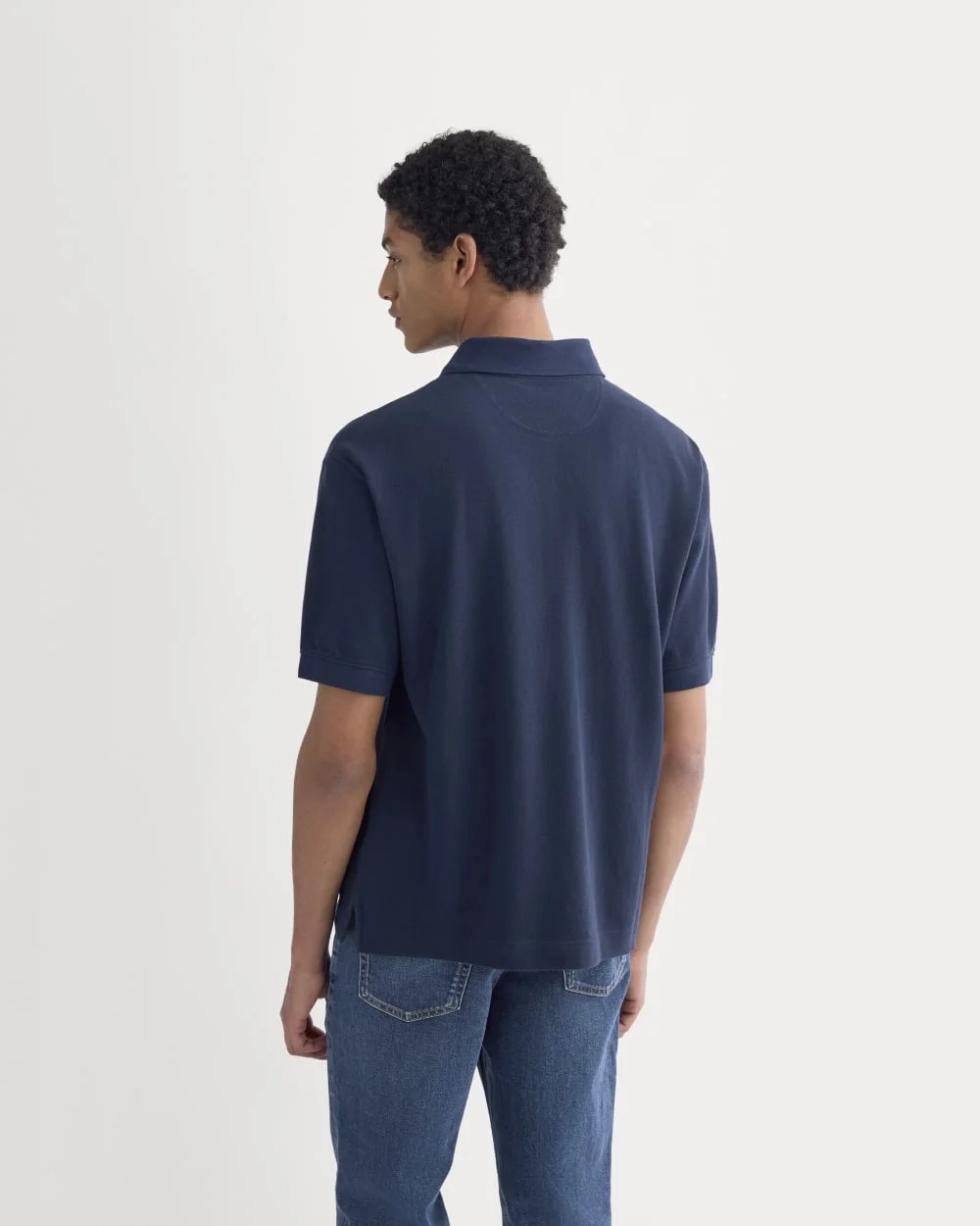 Classic Piqué Polo | Navy (2)