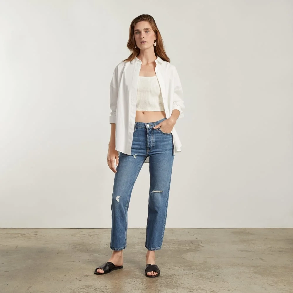 The Super-Soft Relaxed Jean | Mid Blue