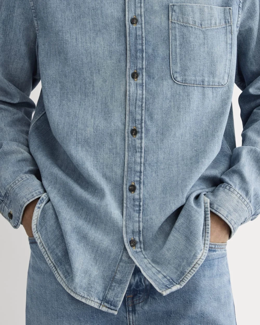 The Denim Shirt | Mid Indigo (3)