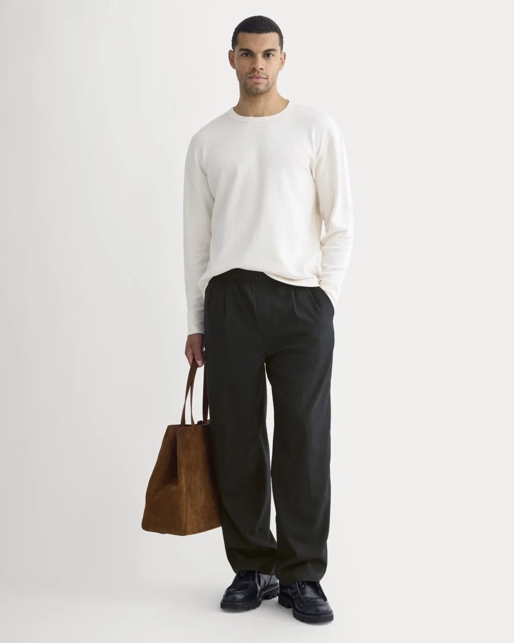 Thermal Crew in Cozy Waffle | Bone (2)