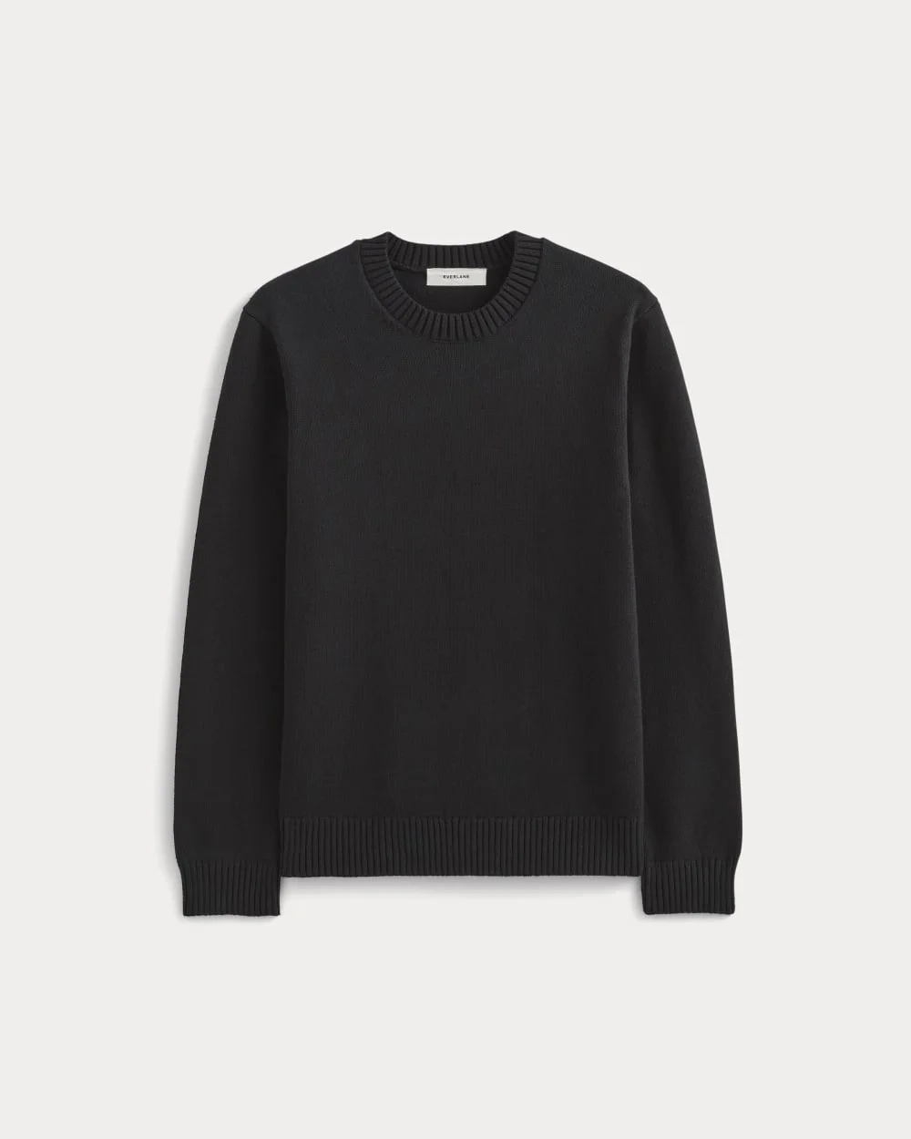 The Classic Sweater in Everyday Cotton | Black (3)