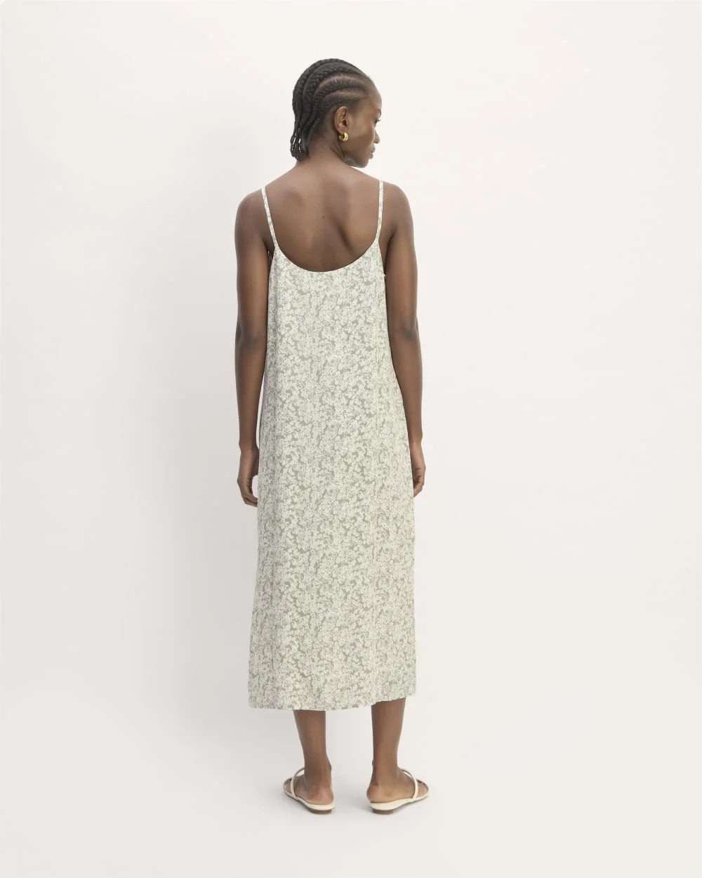 The Summer Slip Dress | Sage Mini Floral (3)