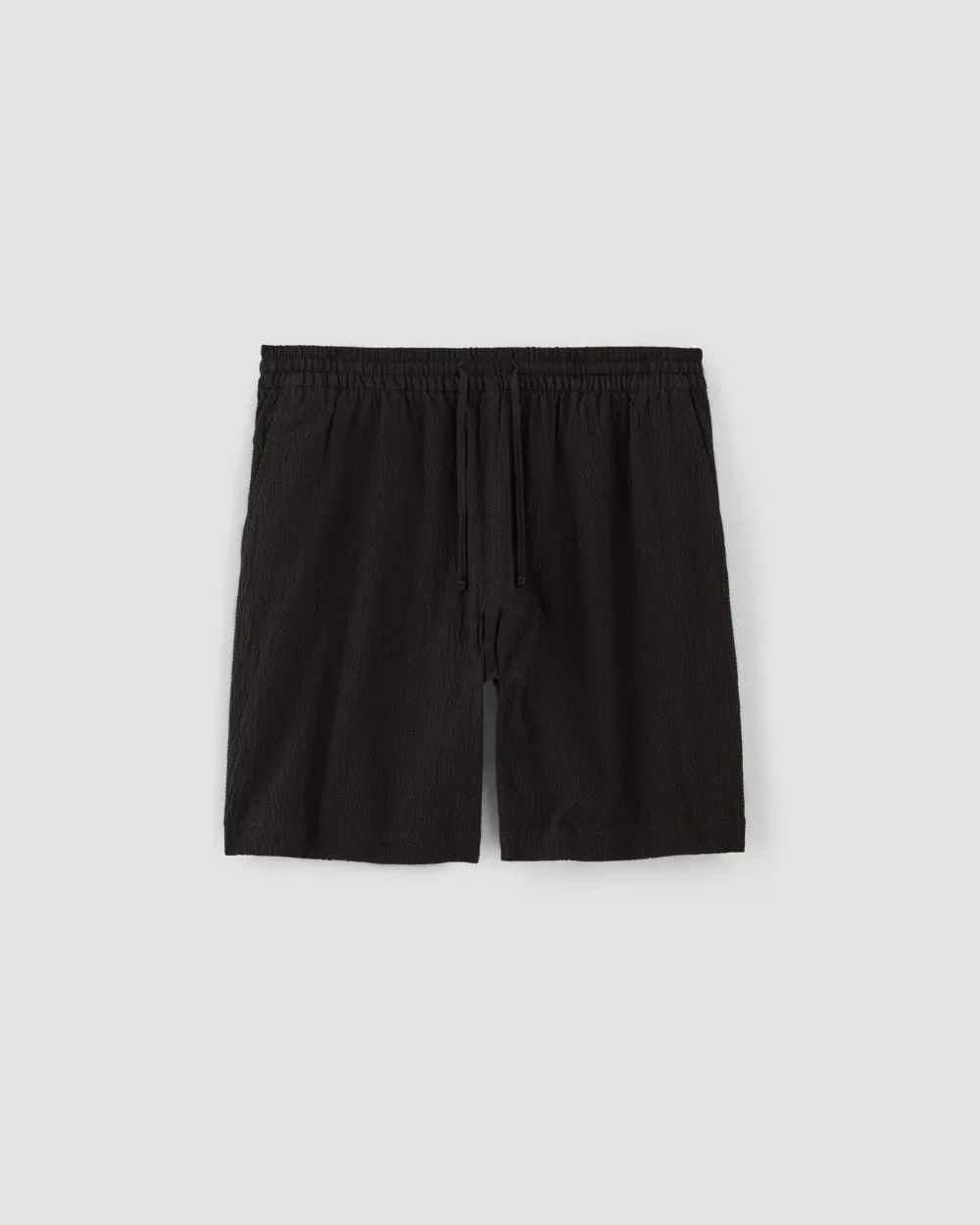 The Seersucker Short | Black (4)