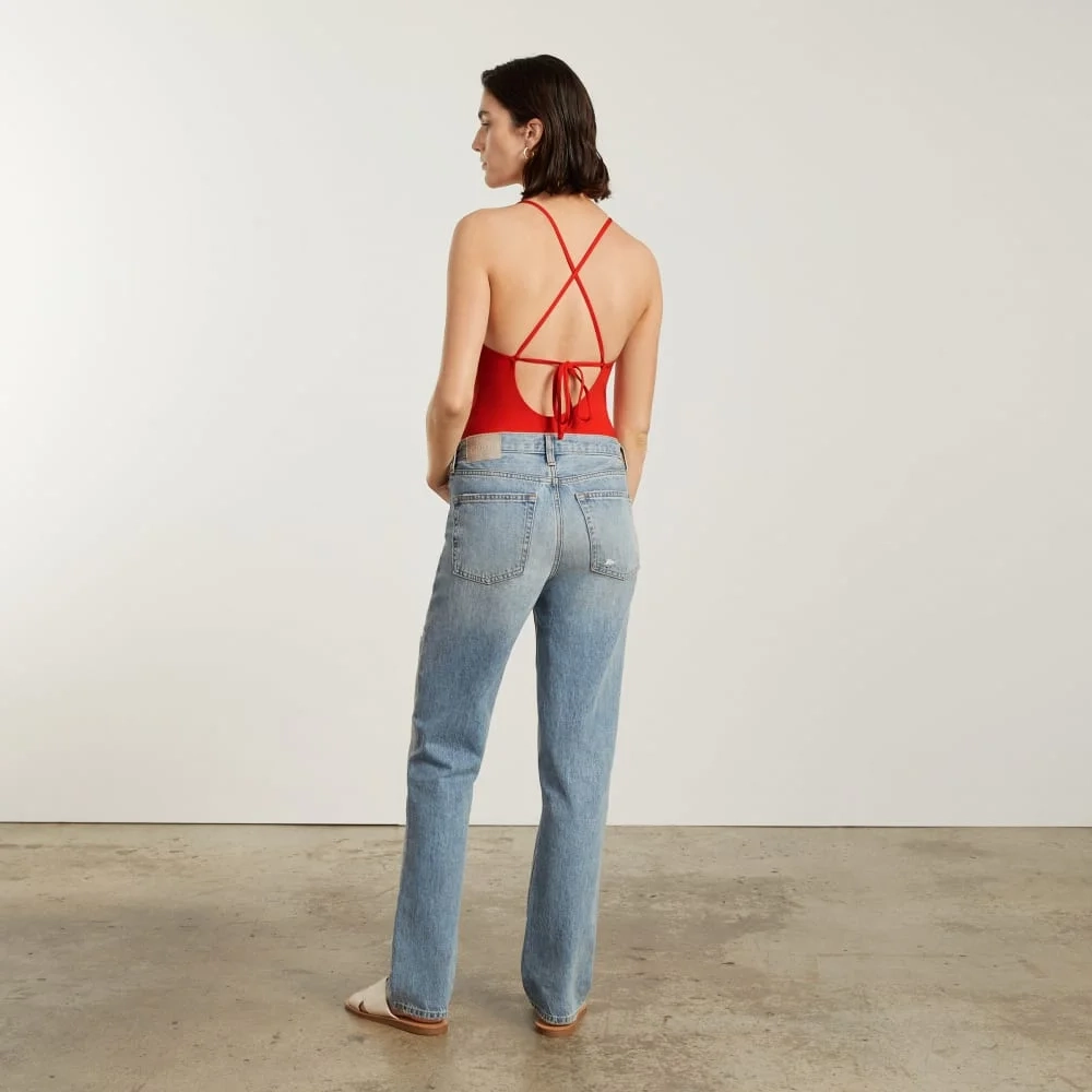 The String One-Piece | Bright Red (4)