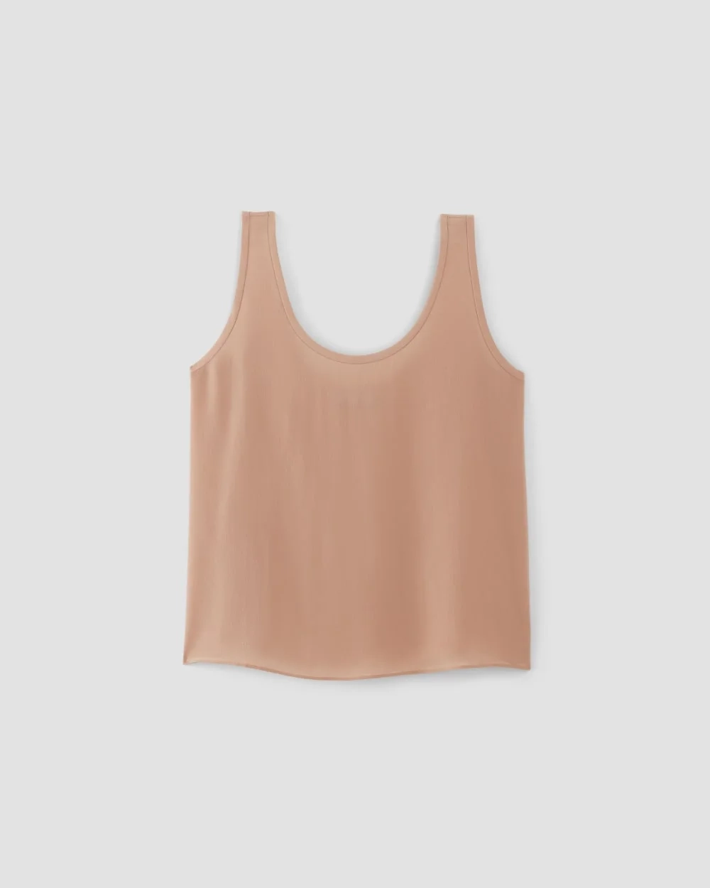 The Scoop Tank in Washable Silk | Blush Pink (3)