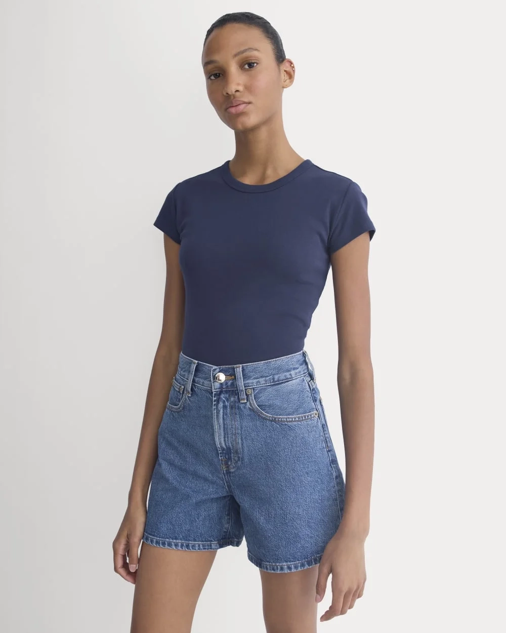 RetroSoft Cotton Crew | Navy (3)