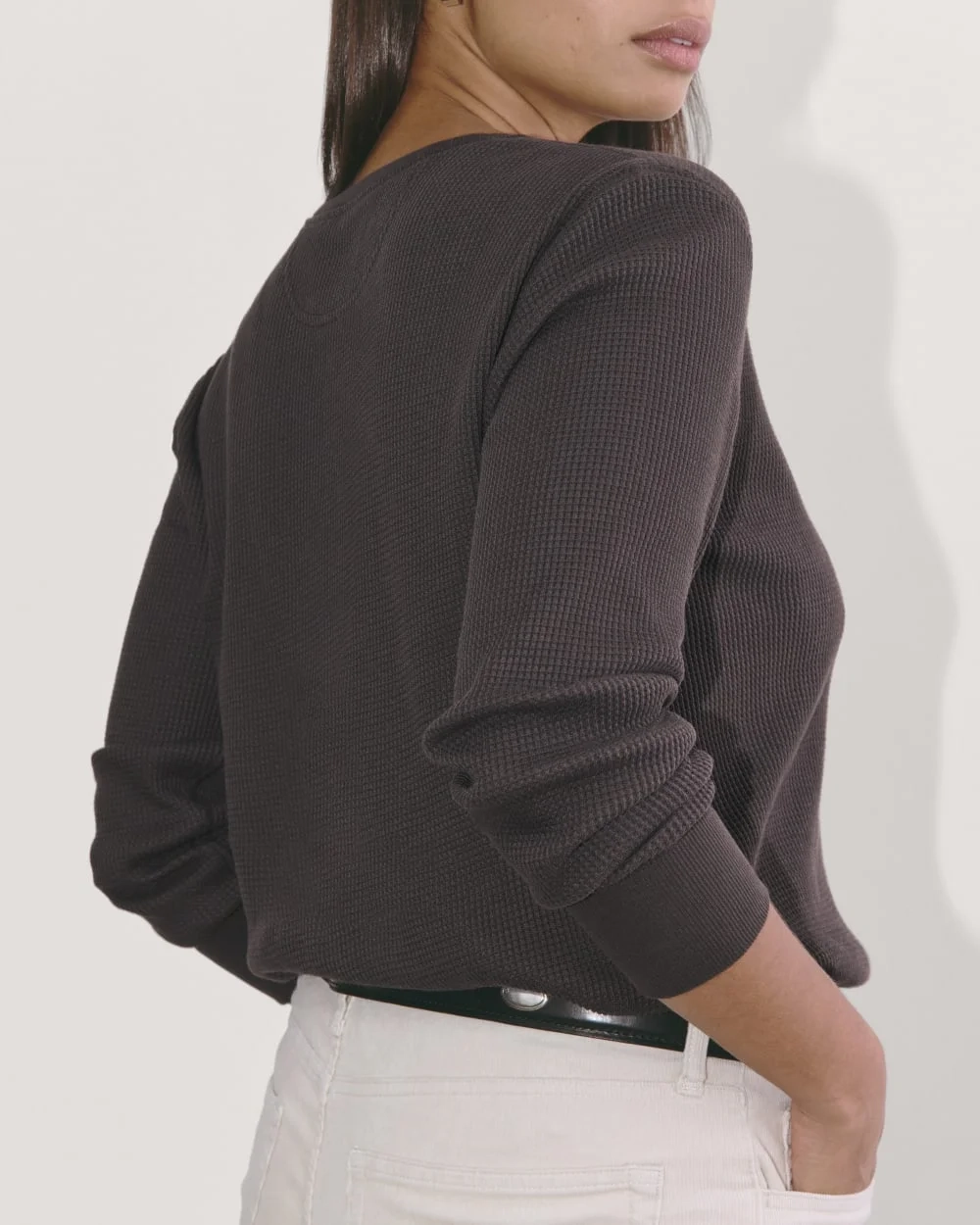 The Waffle Henley | Black (4)