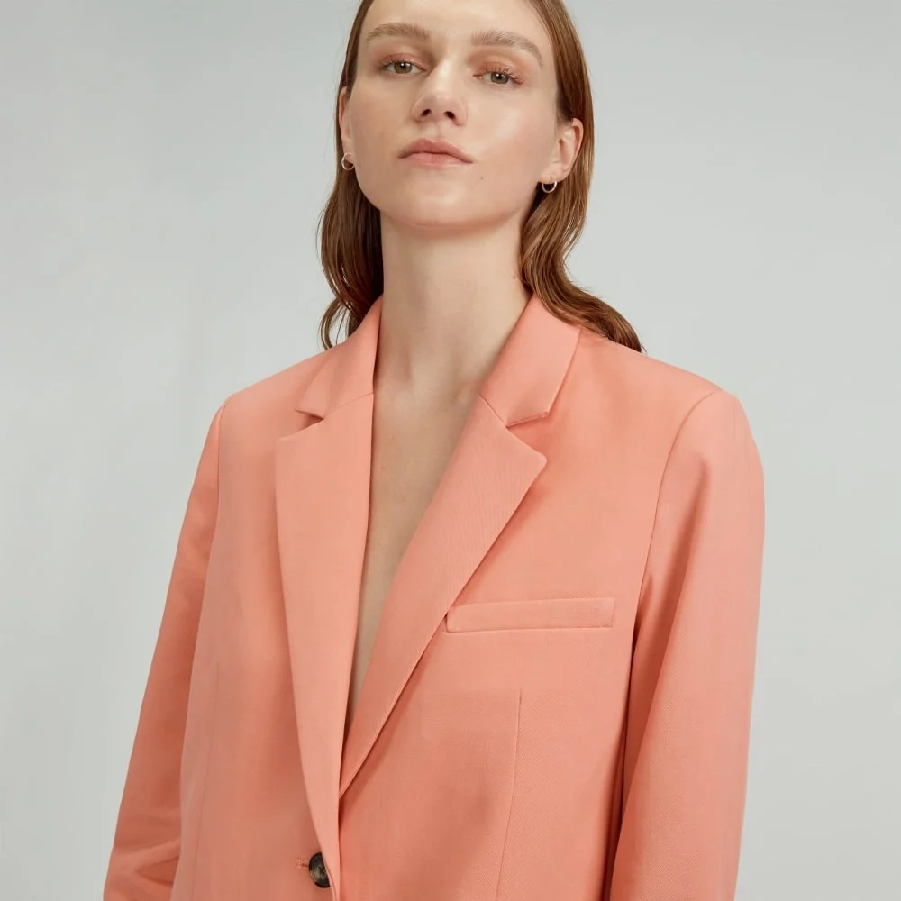The Oversized Blazer in Buttersmooth | Tawny Pink (5)