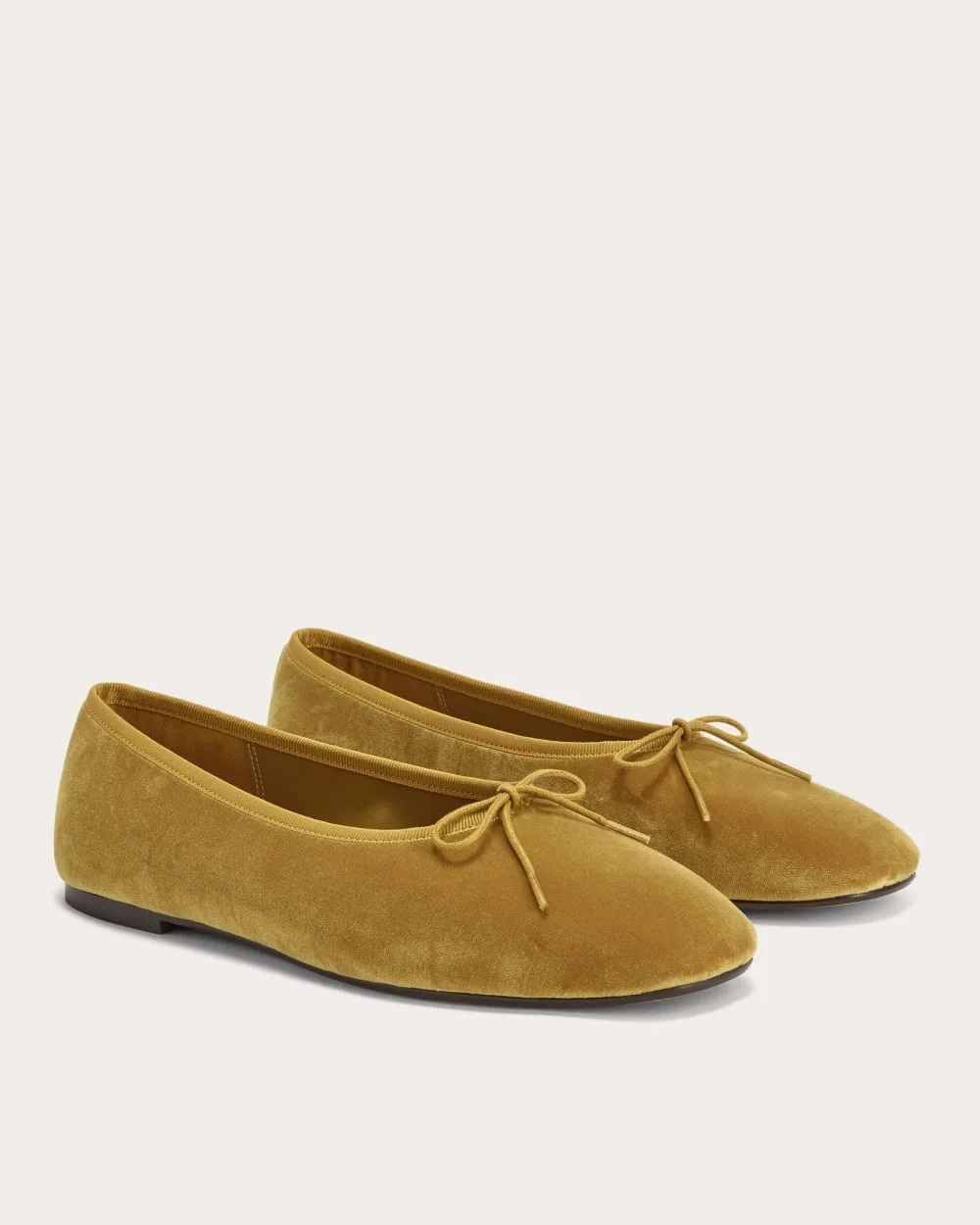 The Day Ballet Flat | Golden Sun Velvet (3)