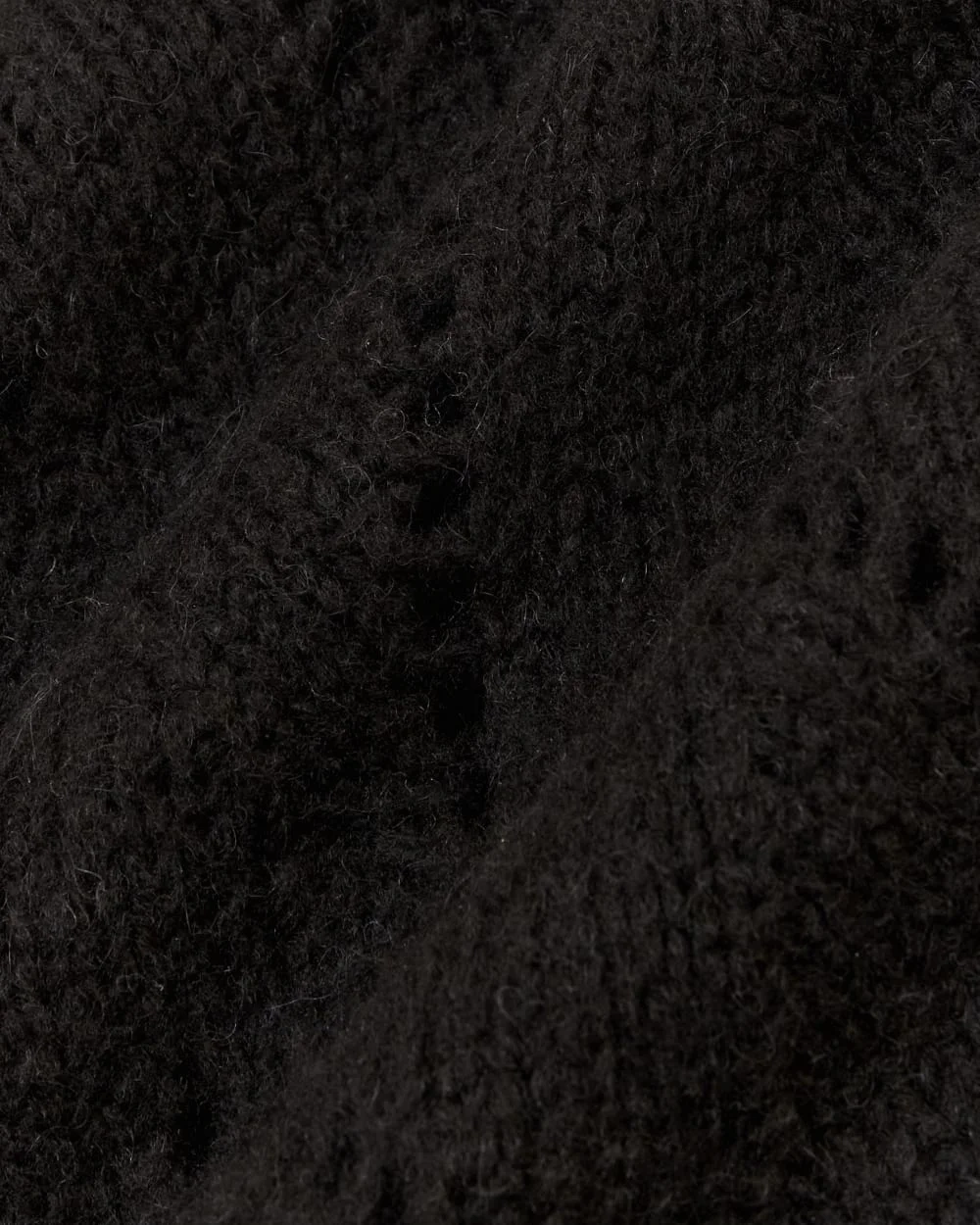The Pointelle Sweater in Cloud | Black (3)