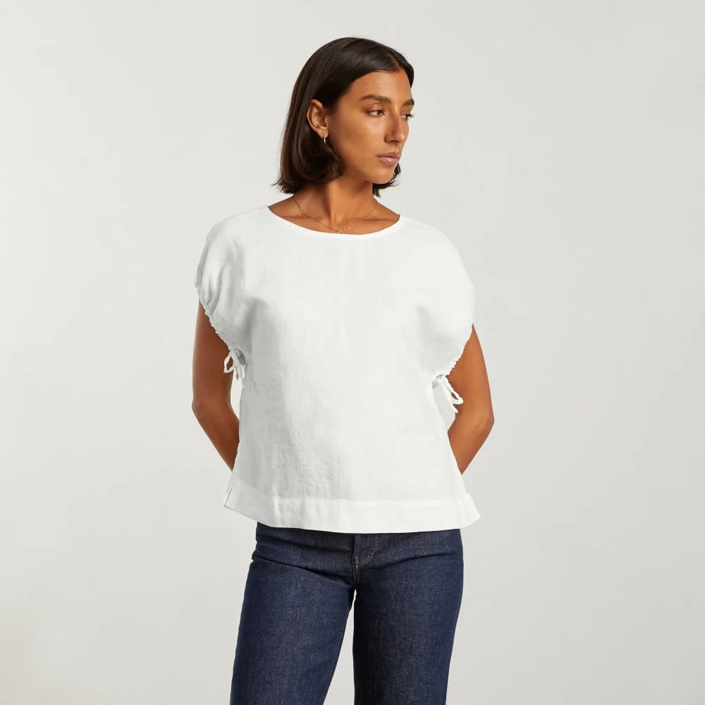 The Drawstring Tunic | White (3)