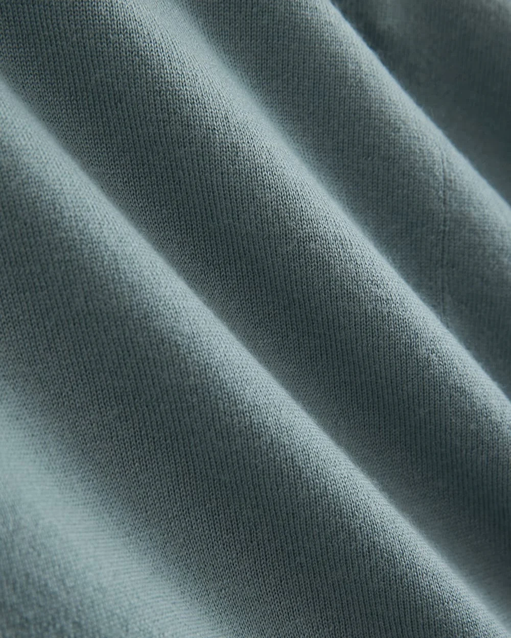 Mockneck Sweater In Ultrafine Merino | Gray Mist (4)