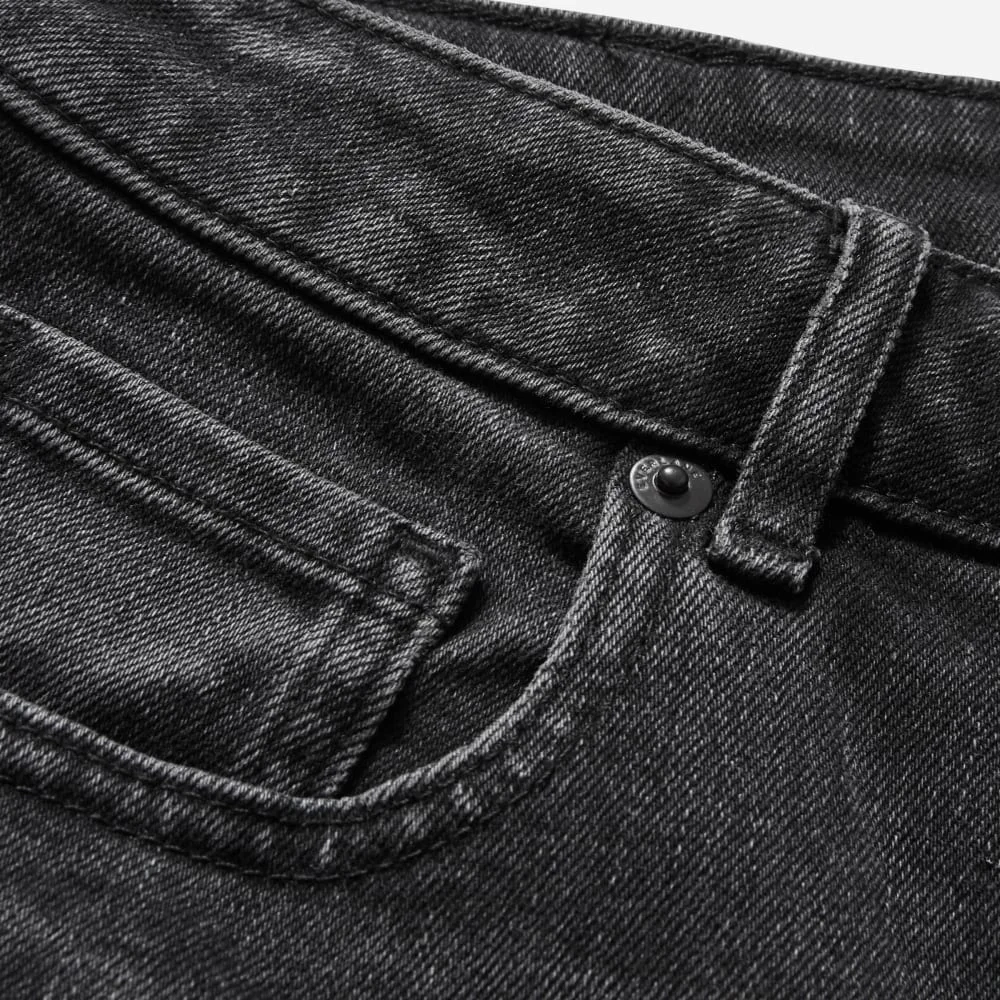 The Curvy Cheeky® Straight Jean | Washed Black | 26.5" Inseam (5)