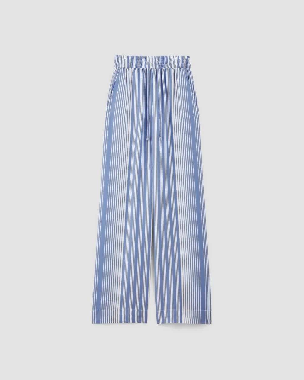 The Wide-Leg Pant in Butterlite | Granada Sky Blue / Bone (2)