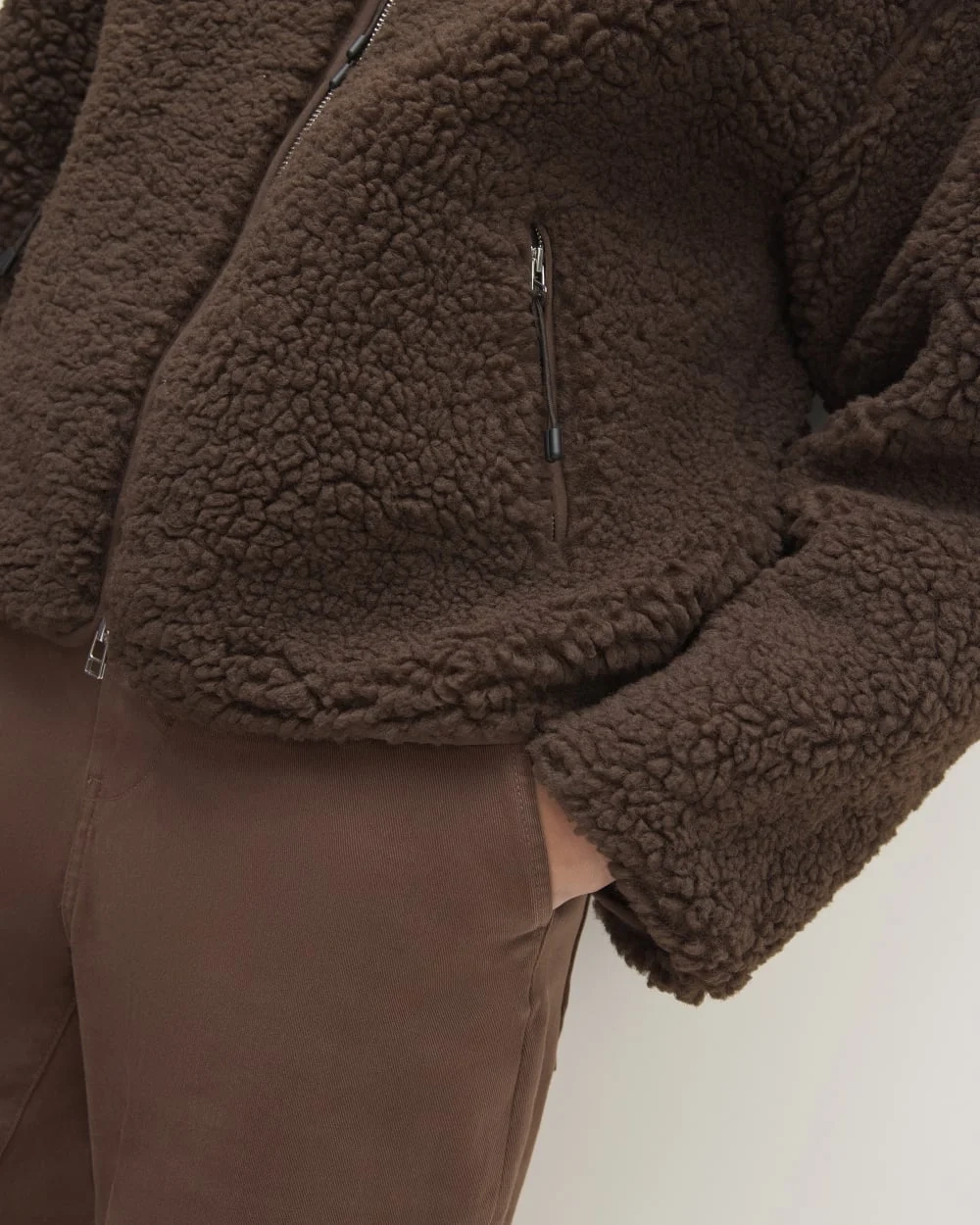 The ReNew Fleece Full Zip | Earth Brown (3)