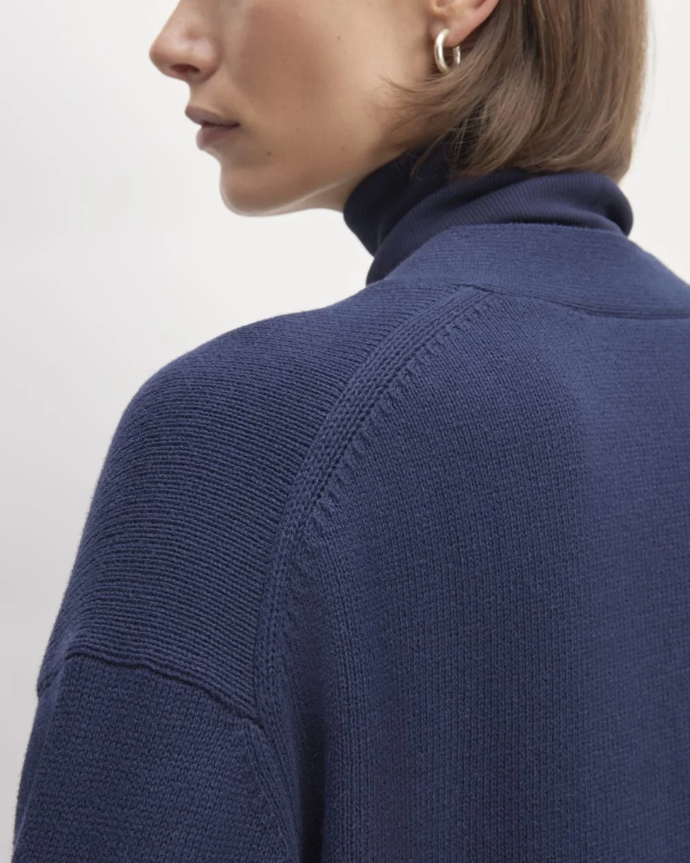 The Organic Cotton Cardigan | Navy (4)