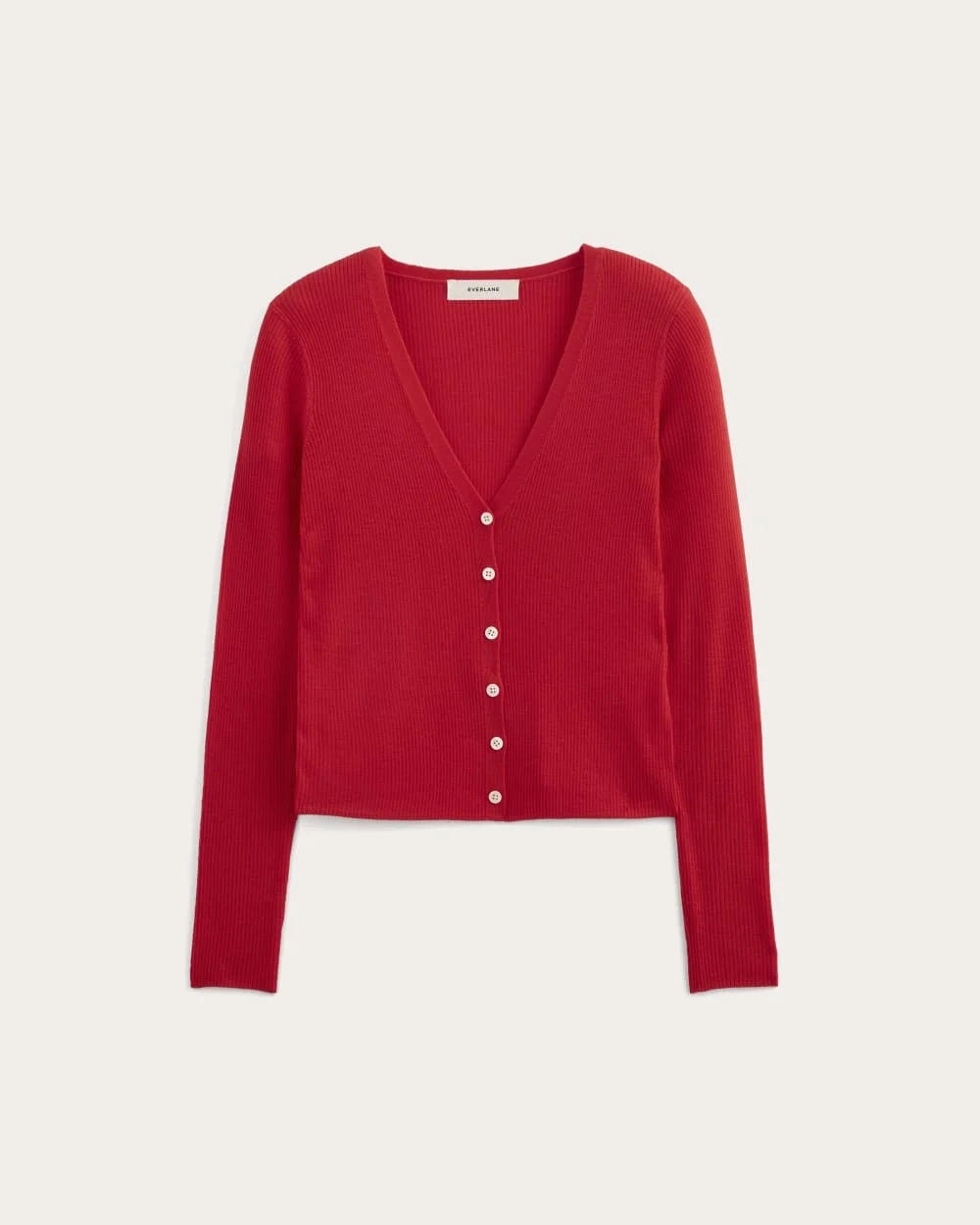 The Cardigan in Ultrasoft Merino | Classic Red (4)