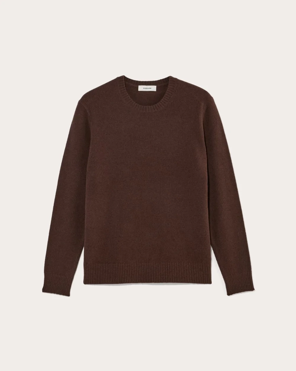 The Premium Merino Crew Neck Sweater | Heather Mahogany (4)